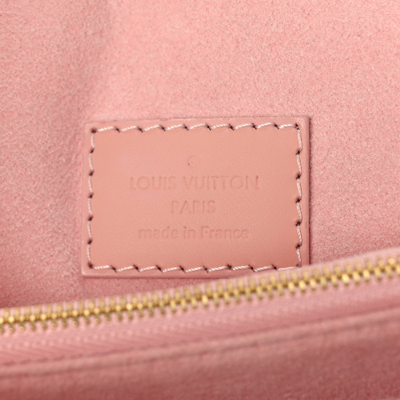Louis Vuitton Caissa Damier Pink Coated Canvas Clutch Shoulder Bag - LUXURYMRKT