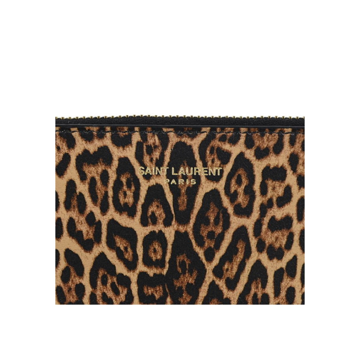 Saint Laurent Leopard Printed Calfskin Leather Small Pouch 635097 - LUXURYMRKT