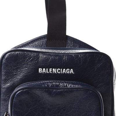 Balenciaga Arena Blue Lambskin Leather Backpack Bag 620260 - LUXURYMRKT