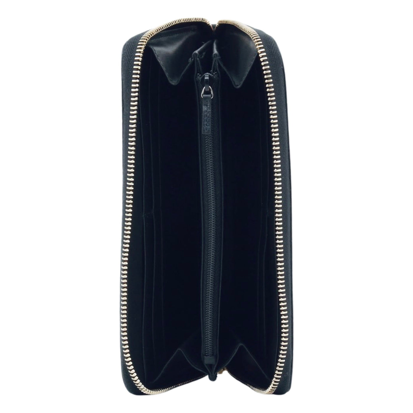 Gucci Women's Navy Microguccissima GG Leather Zipper Wallet 449391 - LUXURYMRKT