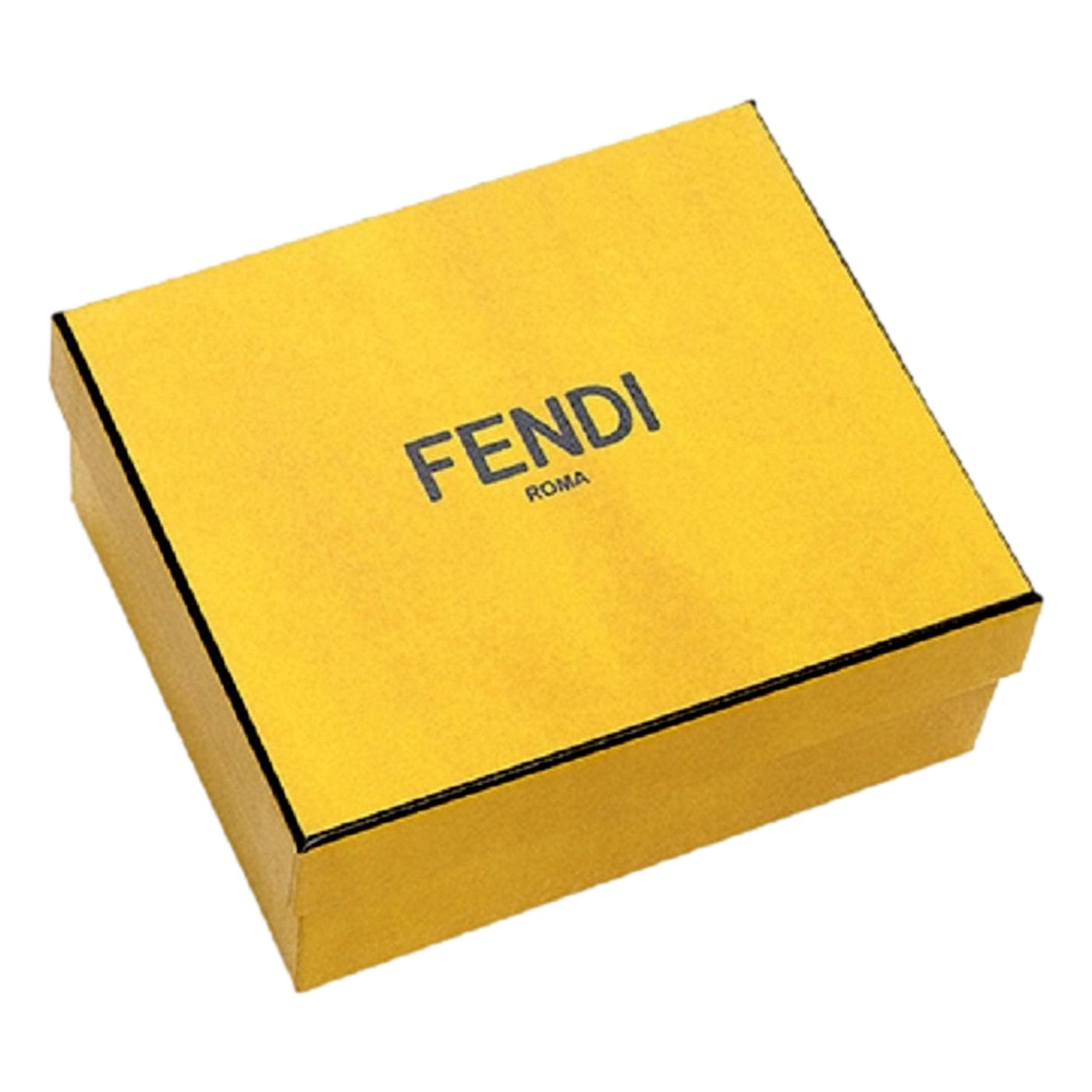 Fendi F is Fendi Cyber Blue Leather Vertigo Print Small Trifold Wallet - LUXURYMRKT