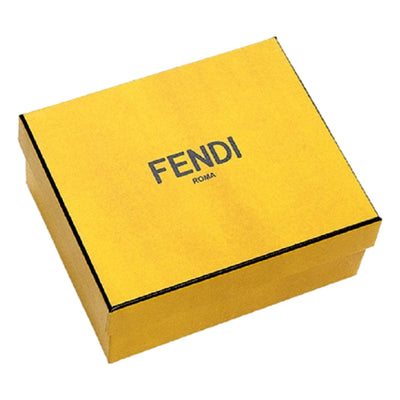 Fendi F Logo Fragola Red Leather Card Case Wallet - LUXURYMRKT