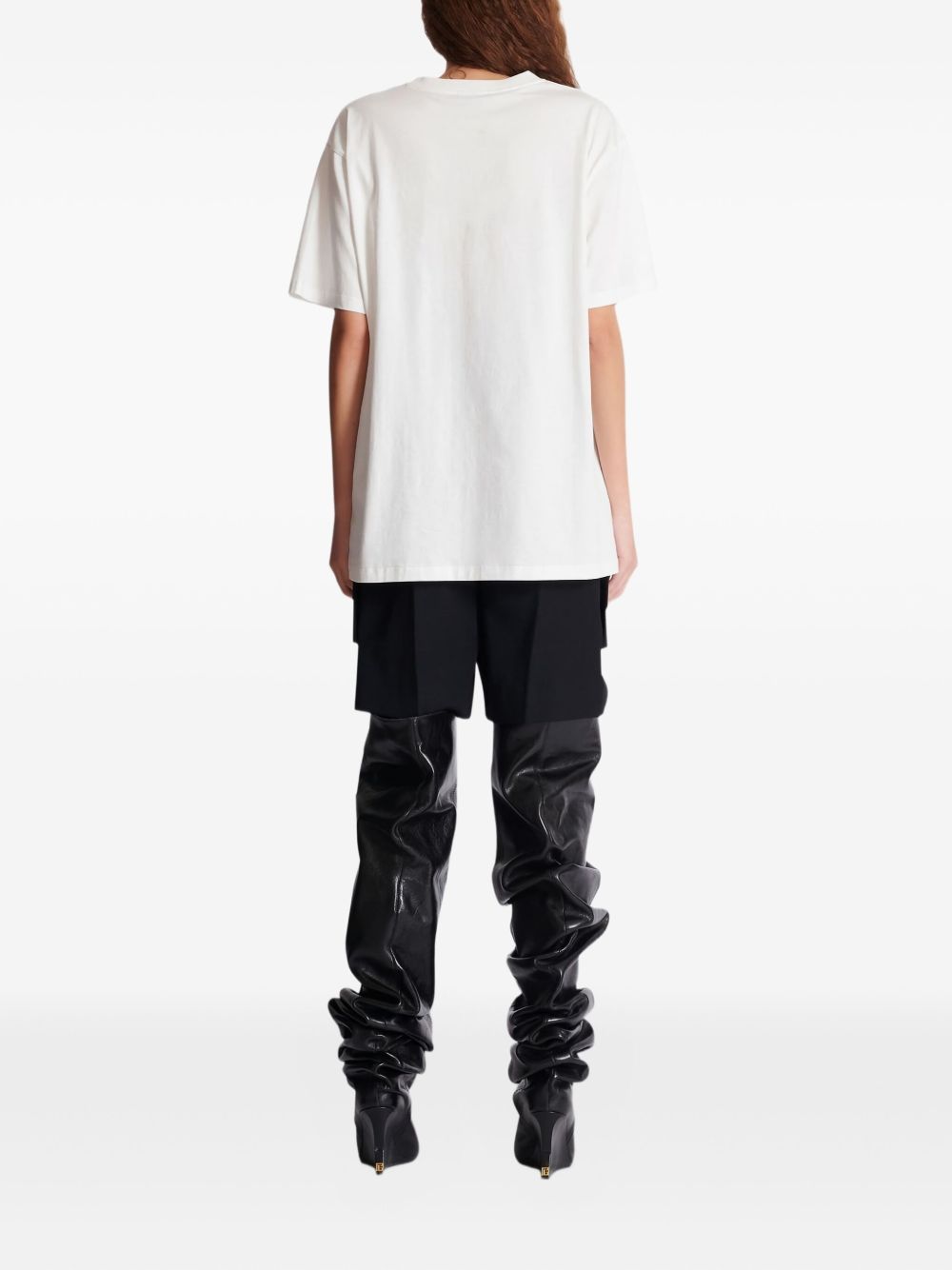 Balmain T-shirts and Polos White