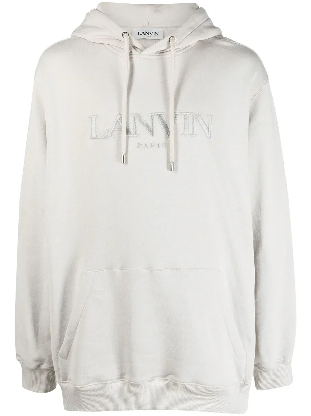 LANVIN Classic Lanvin Paris Embroider Hoodie Mastic-S