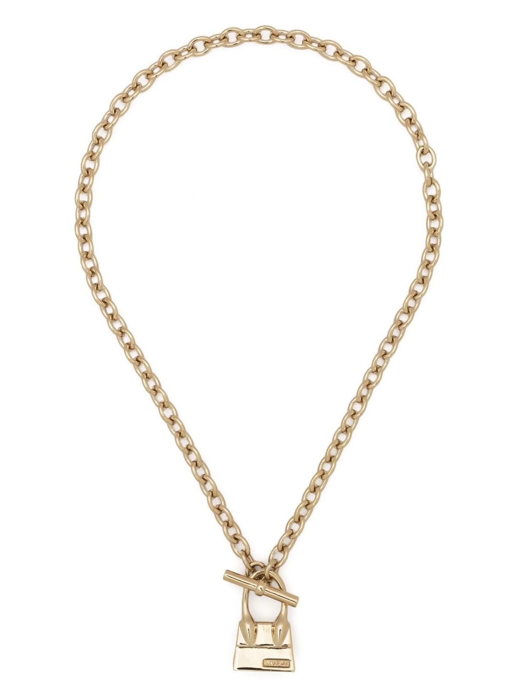 JACQUEMUS WOMEN La Collier Chiquito Necklace Light Gold-One Size