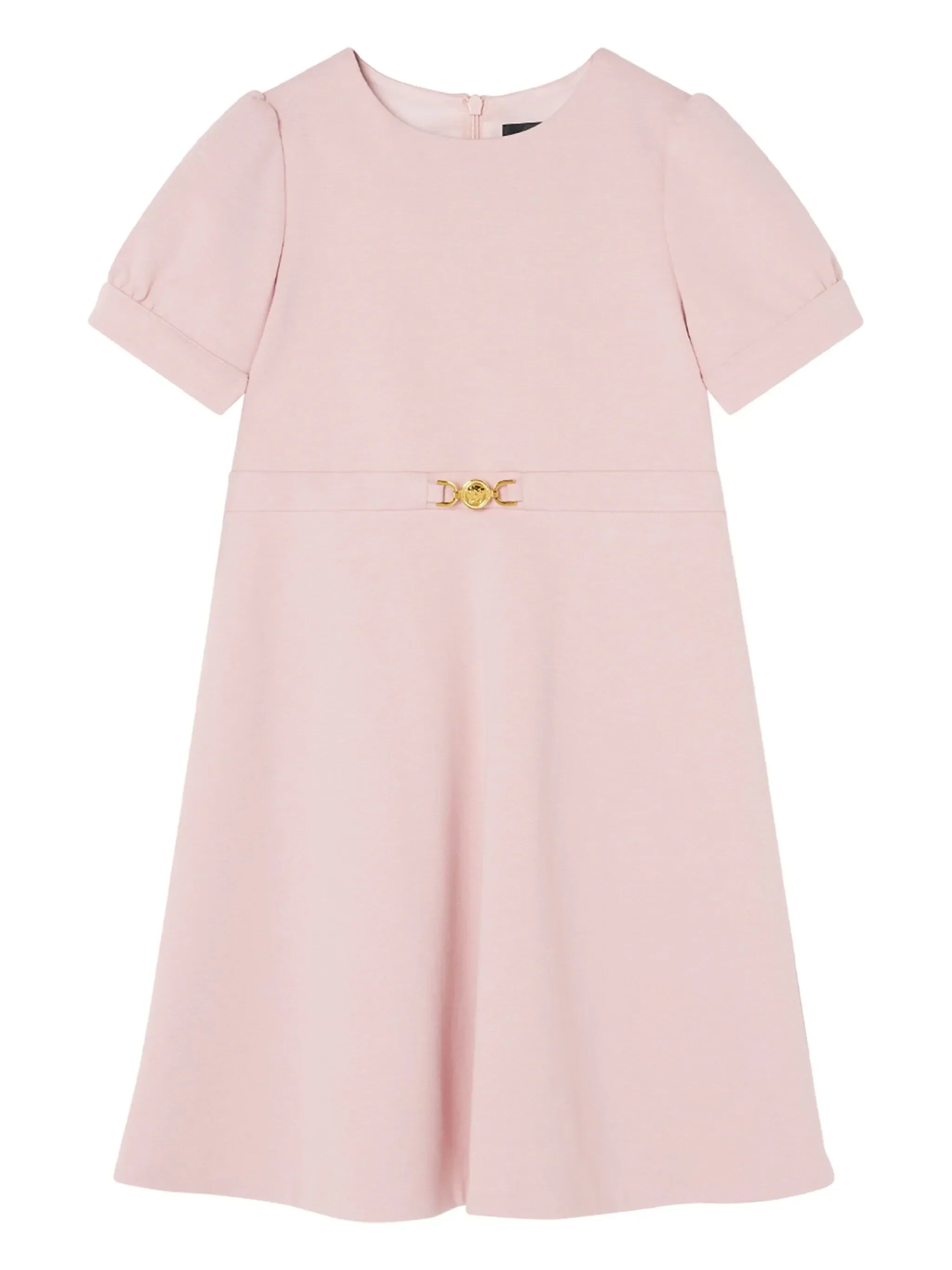 VERSACE KIDS Girls Medusa '95 Short Sleeve Dress Pink-8Y