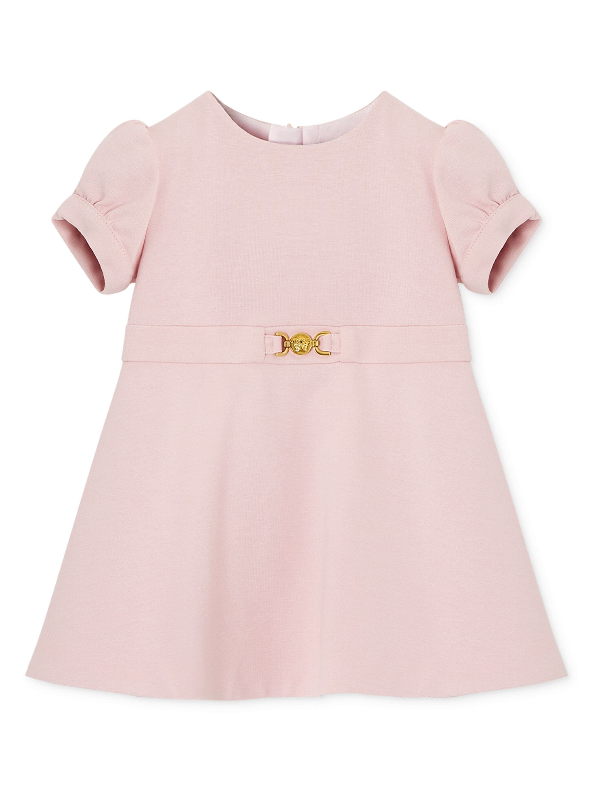 VERSACE BABY Girls Medusa '95 Short Sleeve Dress Pink-3-6M