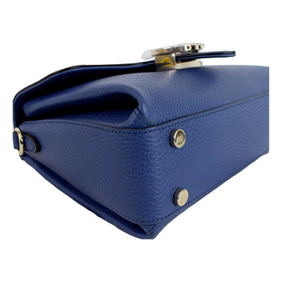 Gucci Interlocking G Caspian Blue Leather Chain Shoulder Bag - LUXURYMRKT
