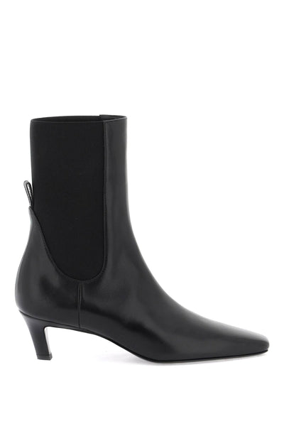 Toteme Mid Heel Leather Boots