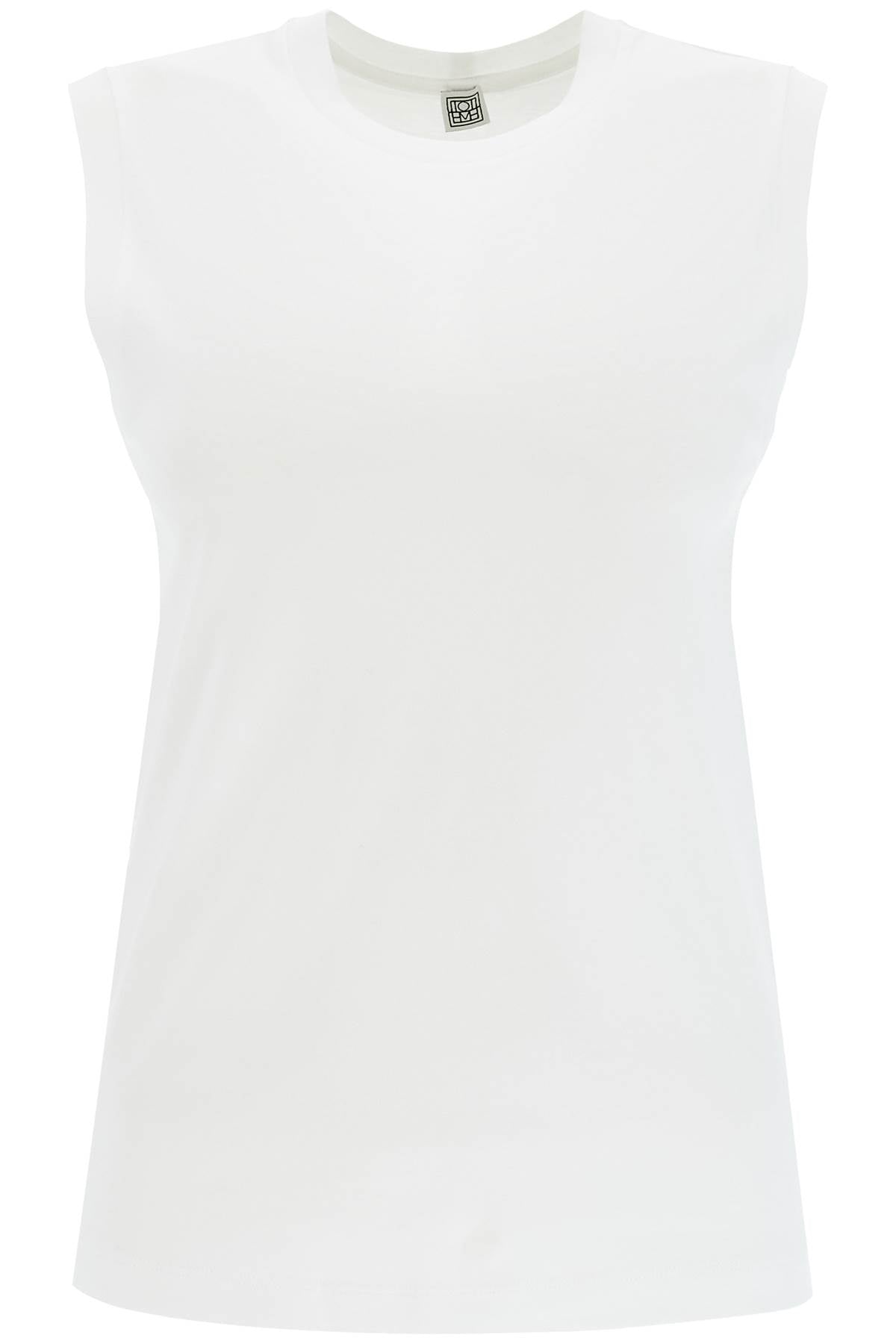 Toteme Organic Cotton Sleeveless Top For