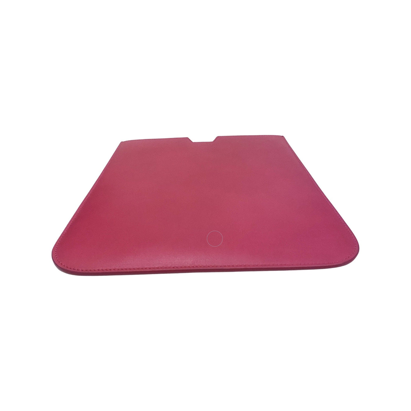 Saint Laurent Paris Logo Smooth Pink Calfskin Leather iPad Sleeve - LUXURYMRKT