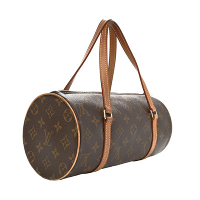 Louis Vuitton Papillon 26 Brown Monogram Canvas Top Handle Bag - LUXURYMRKT