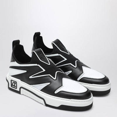 Christian Louboutin Astroflash black leather and textile sneakers