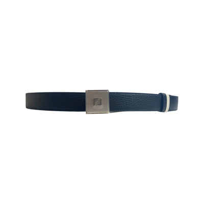 Fendi Black White Reversible Grained Leather Belt 105 - LUXURYMRKT