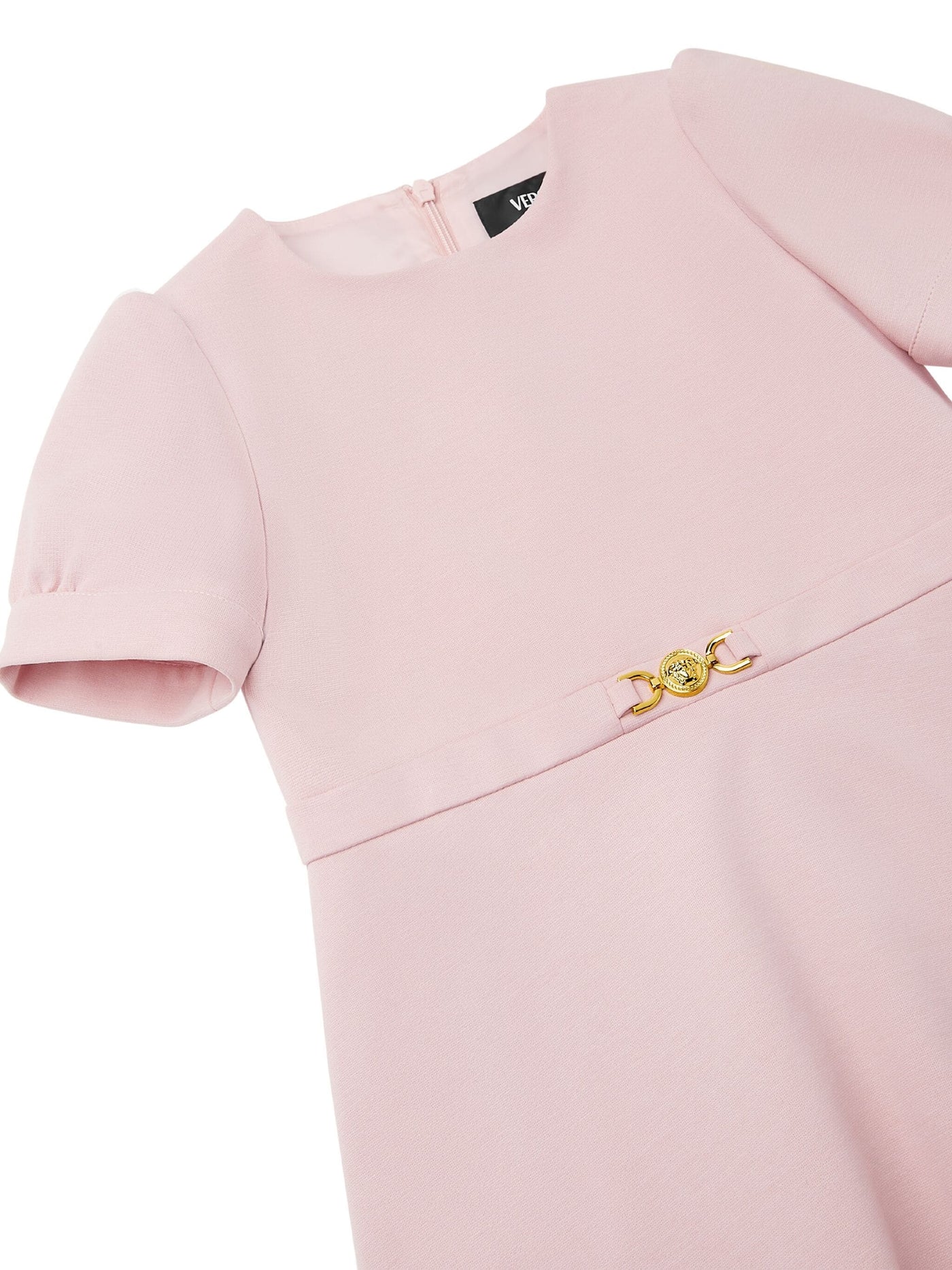 VERSACE KIDS Girls Medusa '95 Short Sleeve Dress Pink-8Y