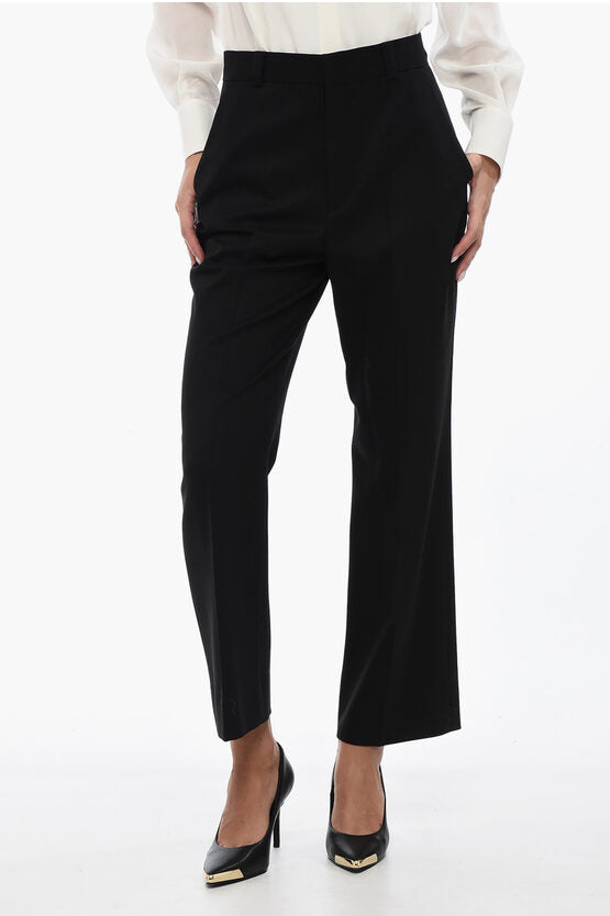 Miu Miu 4 Pocket Grain de Poudre Wool Pants