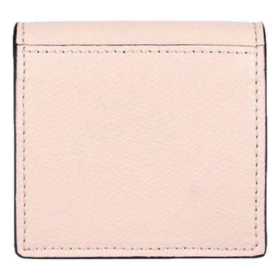 Fendi Calf Leather F Logo Poudre Pink Leather Coin Case 8M0459 - LUXURYMRKT