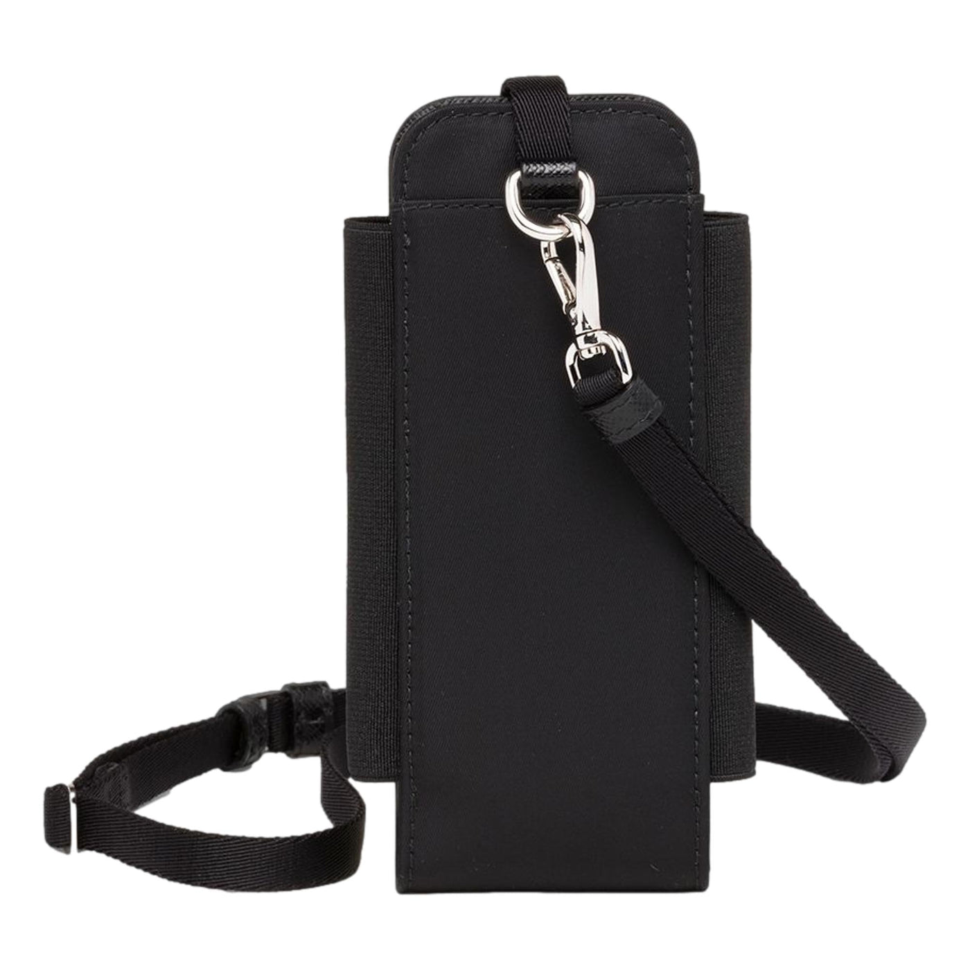 Prada Re-Nylon Black Lanyard Smartphone Holder Case Pouch Bag - LUXURYMRKT