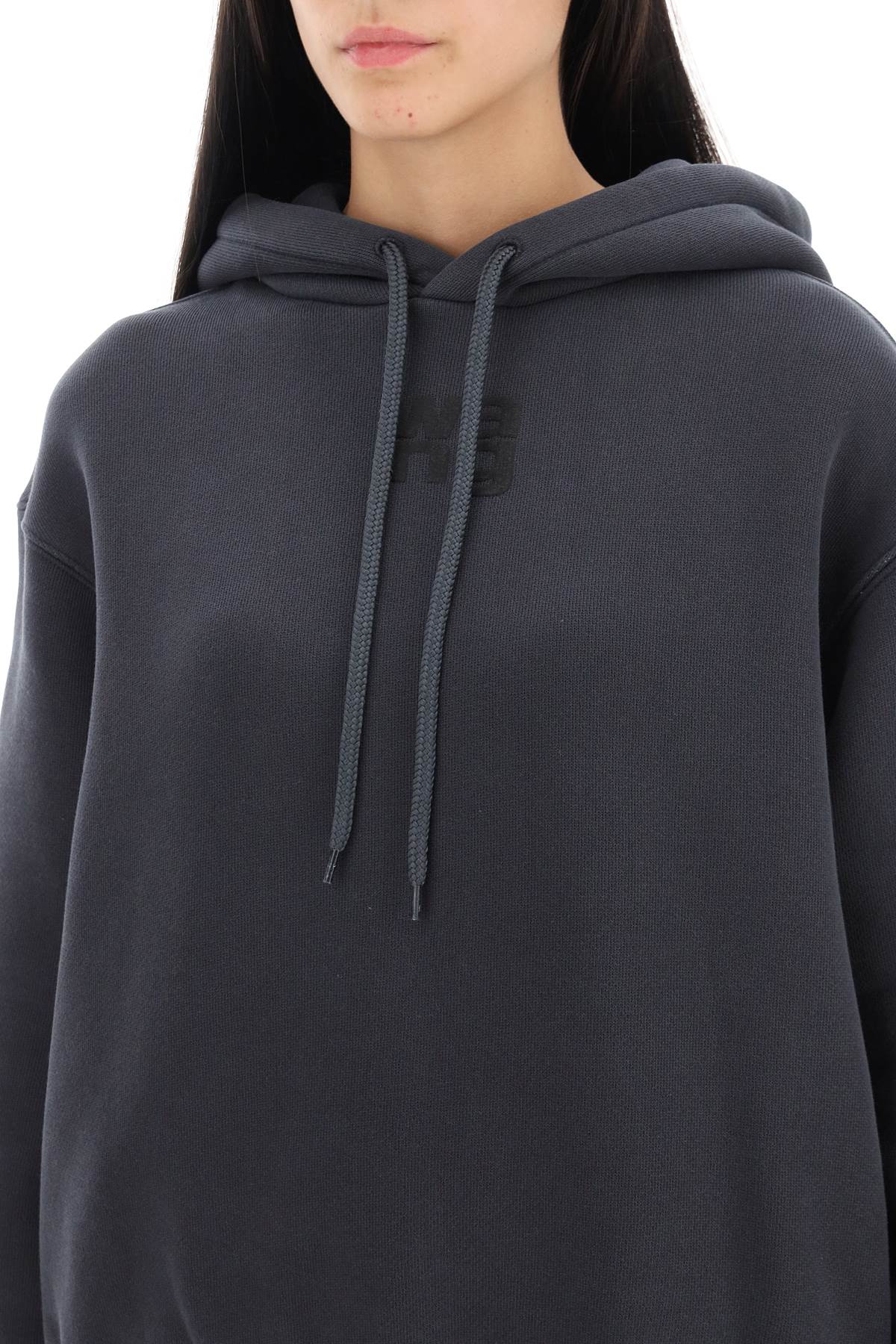 Alexander Wang Hoodie With Puff Logo