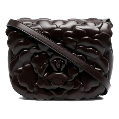 Valentino Garavani Atelier Bag 03 Rose Edition Brown Leather Crossbody Bag - LUXURYMRKT