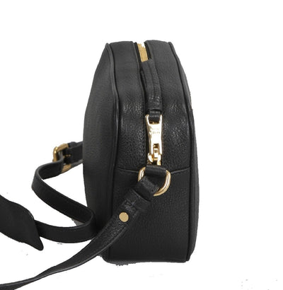 Prada Black Vitello Phenix Leather Shoulder Camera Bag - LUXURYMRKT