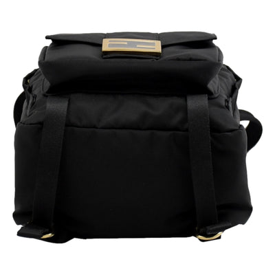 Fendi Baguette Logo Black Nylon Backpack 8BZ048 - LUXURYMRKT