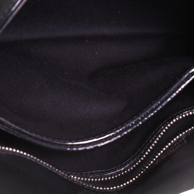 Jimmy Choo Cheri Dark Blue Leather Top Handle Bag OSQM | 028 - LUXURYMRKT