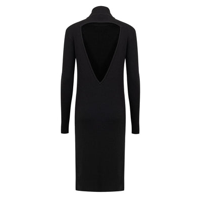 Black Wool Long