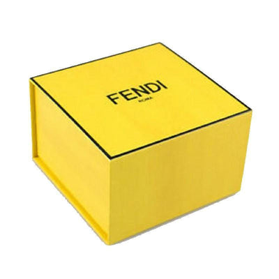 Fendi FF Embroidered Brown Pink Yellow Kit Bracelet - LUXURYMRKT
