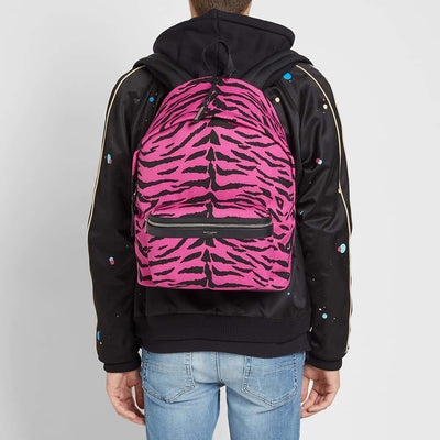 Saint Laurent Unisex Pink Zebra City Backpack 543967 - LUXURYMRKT