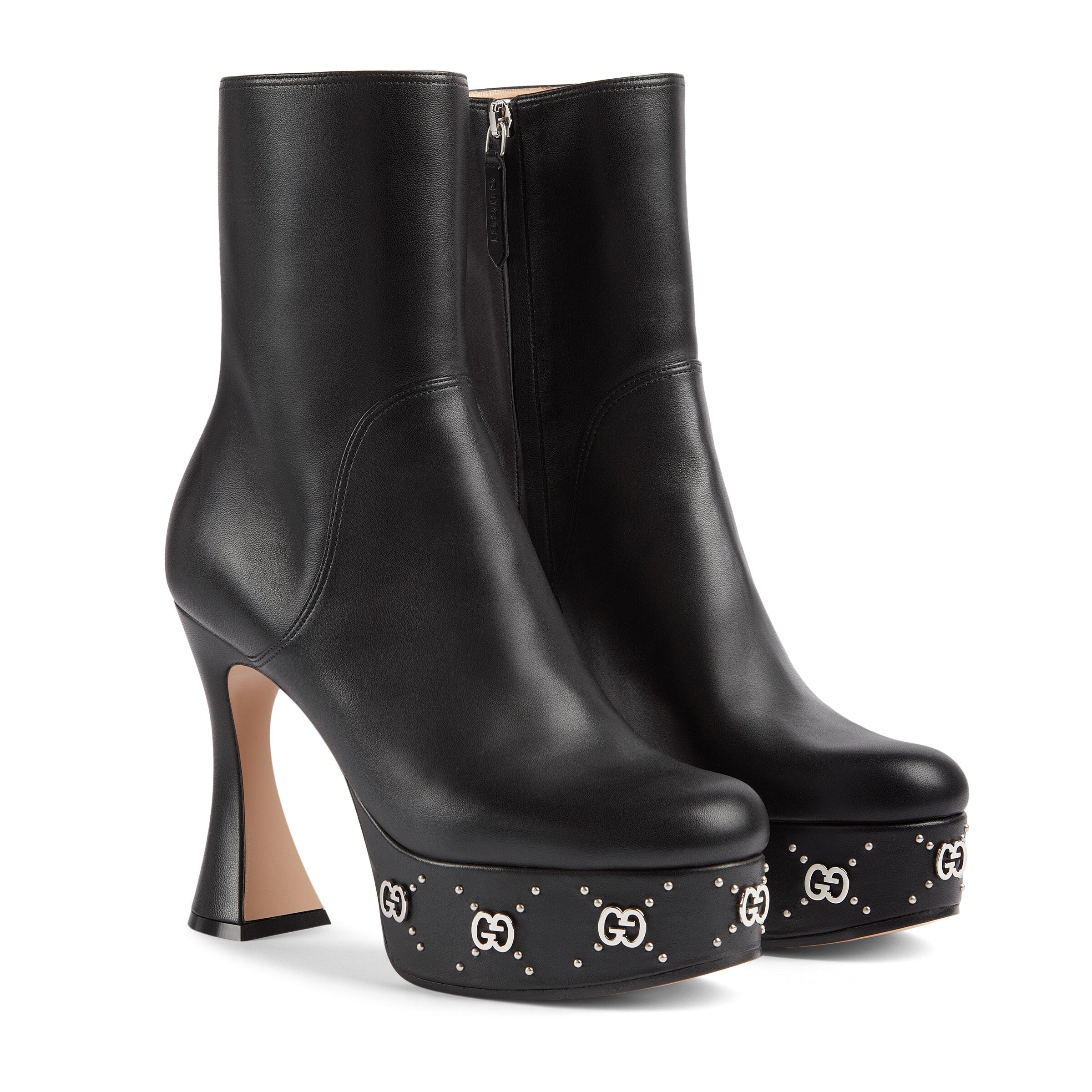 Gucci Gg Studs Platform Boots For Women