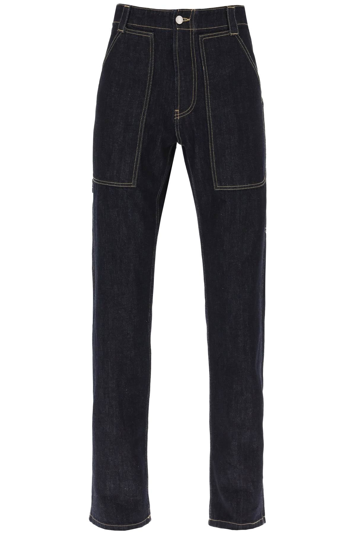 Alexander Mcqueen Loose Jeans With Straight Cut