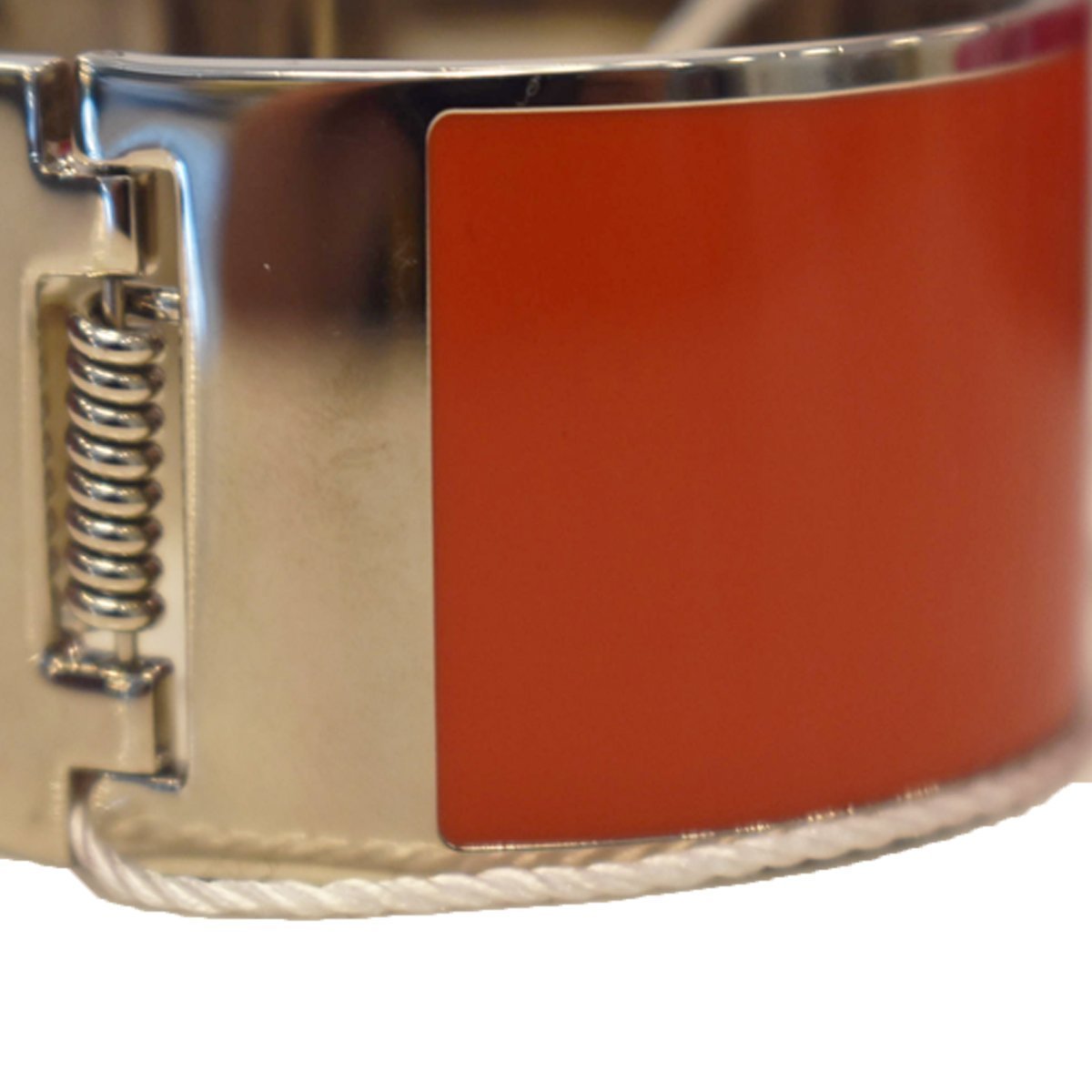 Fendi Double F Fuchsia/Orange Clic Clac Metal Cuff Bracelet - LUXURYMRKT