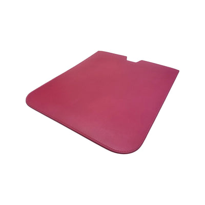 Saint Laurent Paris Logo Smooth Pink Calfskin Leather iPad Sleeve - LUXURYMRKT