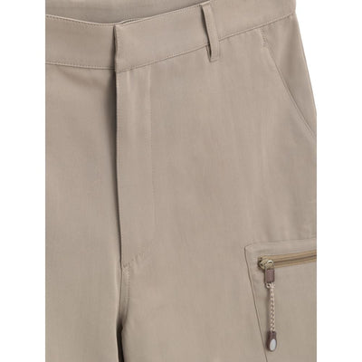 Beige Cotton Cargo