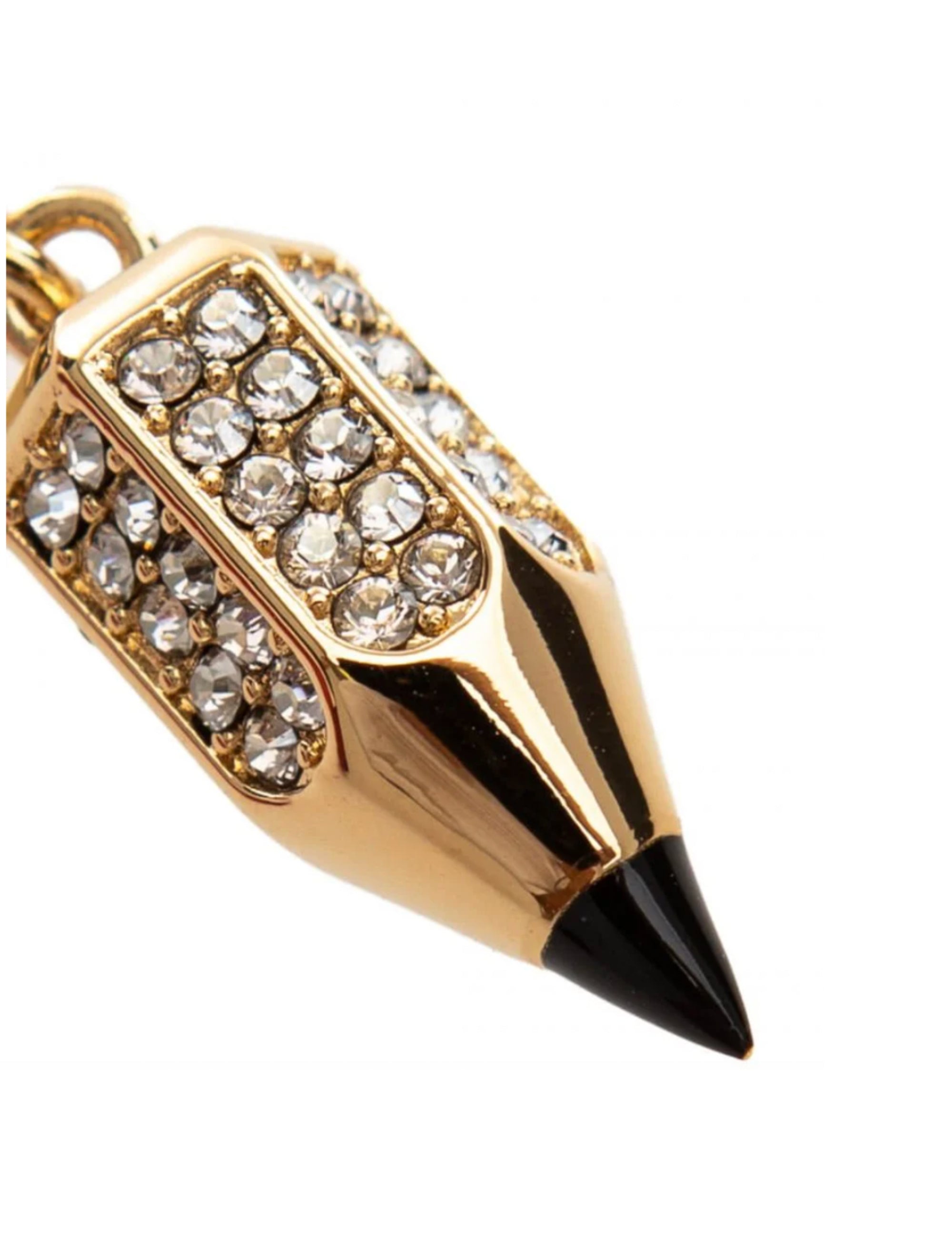 Valentino Embellished Pencil Necklace Charm