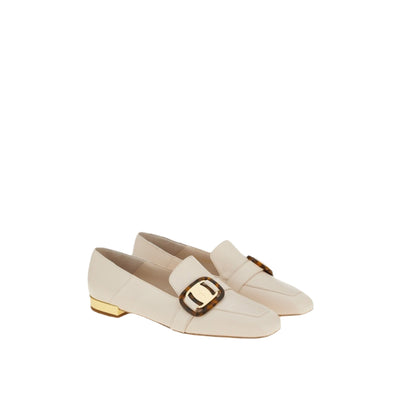 Ferragamo Wang 10 Women's Loafers White