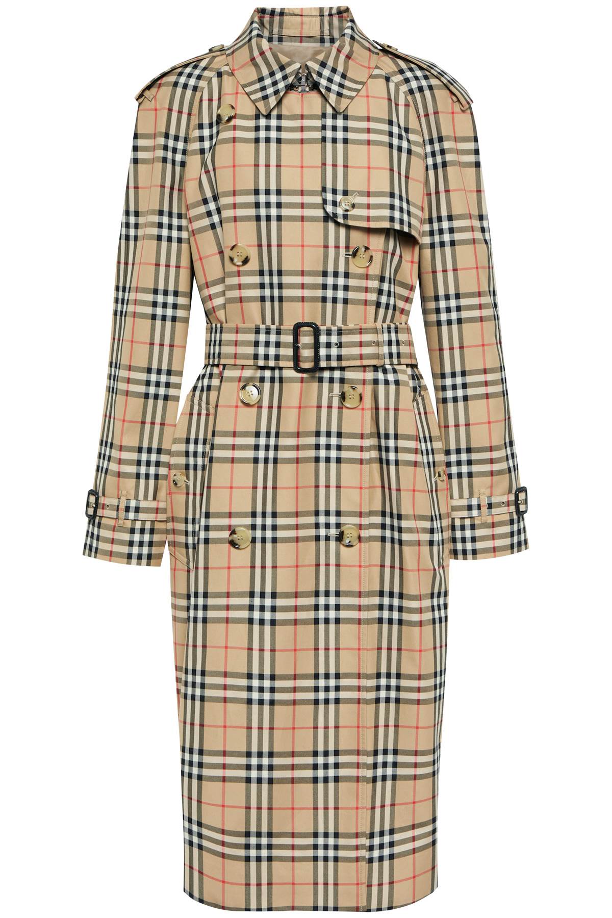 Burberry Check Trench Coat