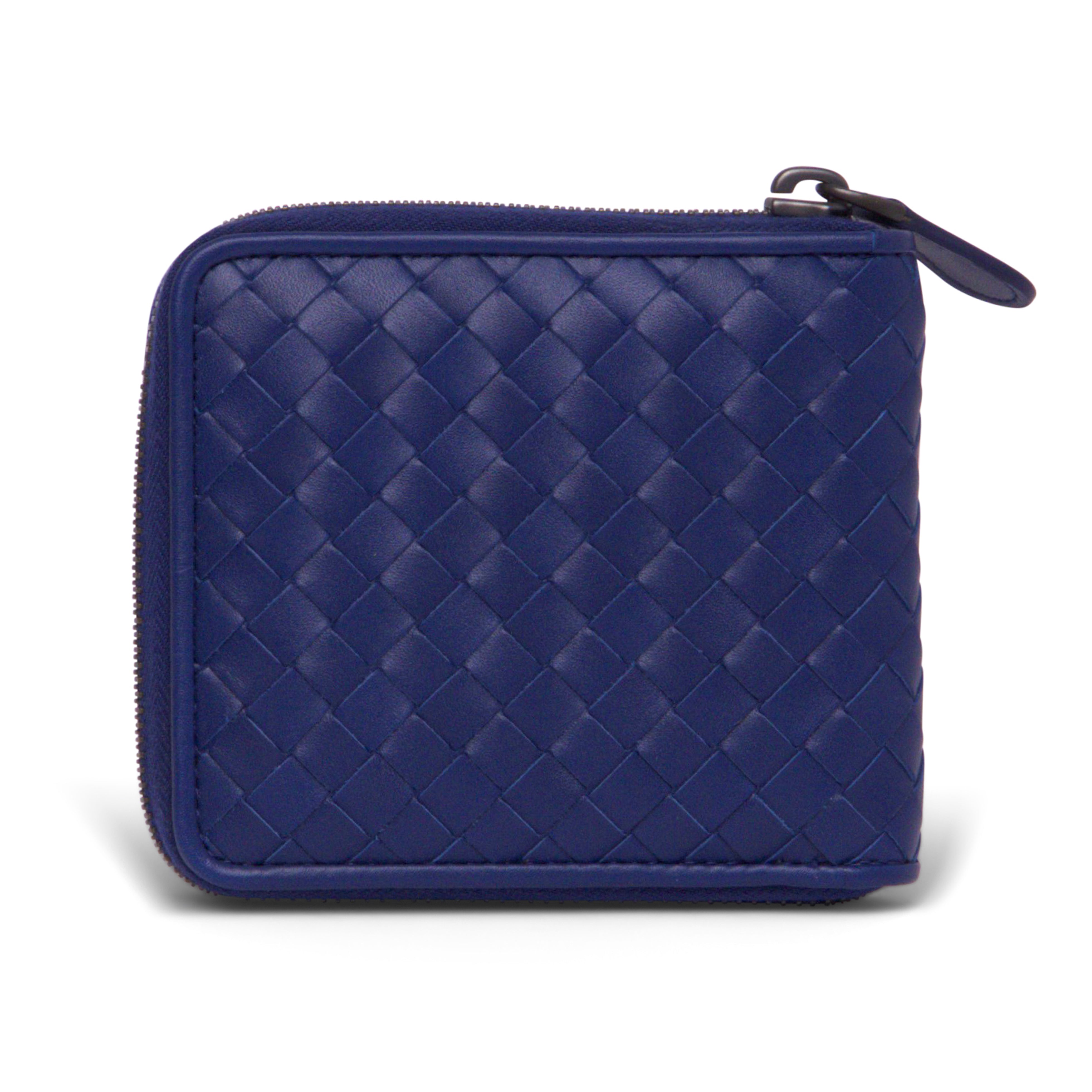 Bottega Veneta Intrecciato Zip Around Wallet