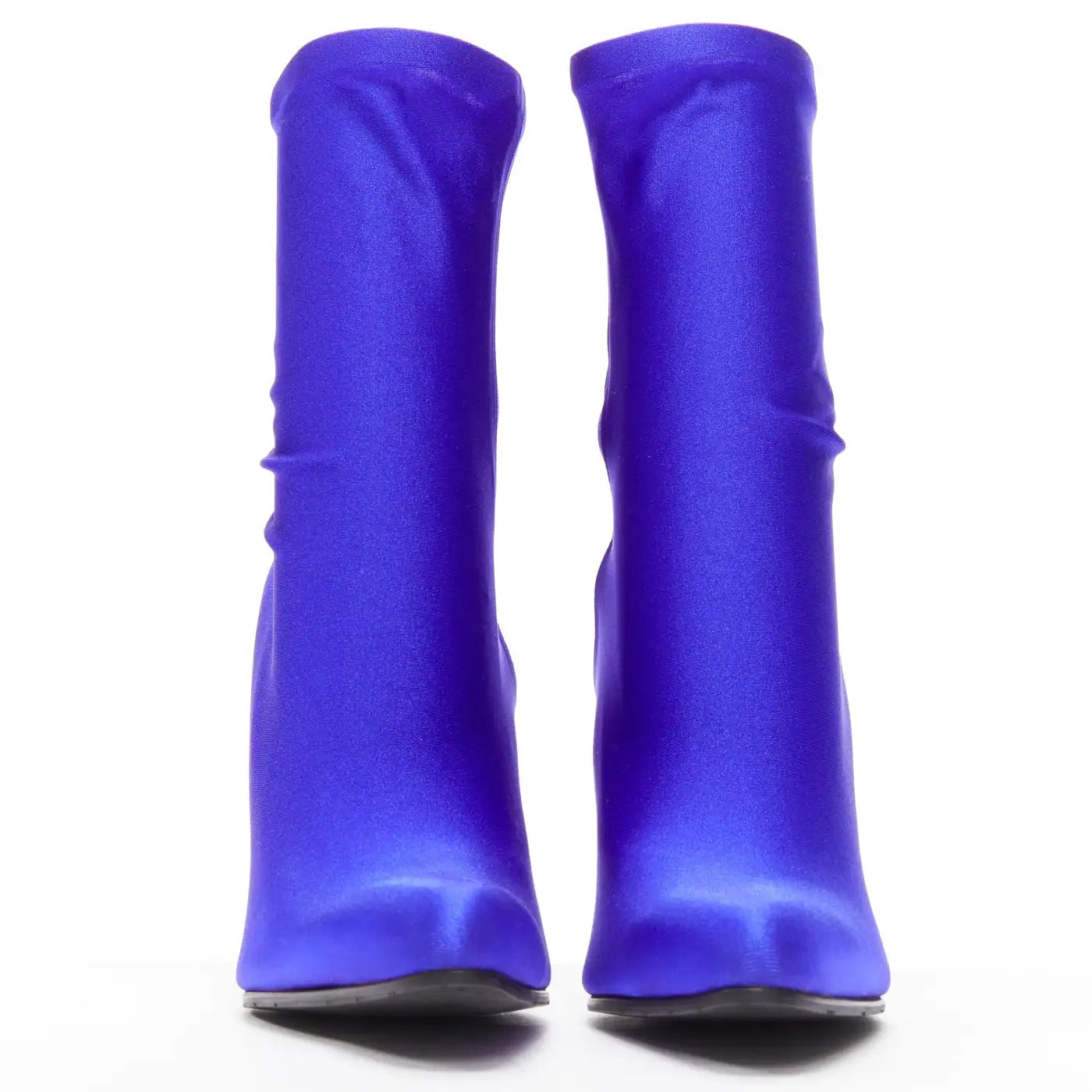 Balenciaga Denma Shiny Sock Booties 'Royal Blue'