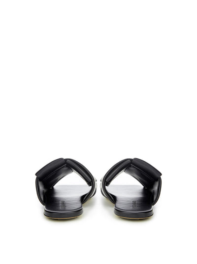 Elegant Black Leather Sandals