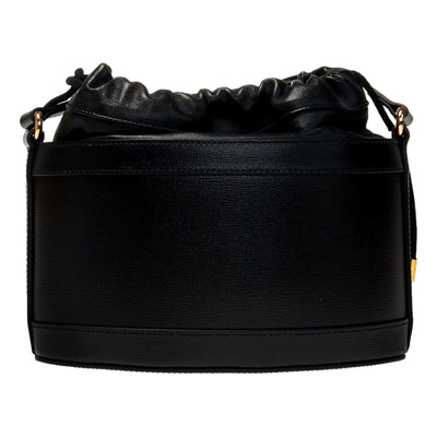 Gucci 1955 Horsebit Black Leather Bucket Bag 602118 - LUXURYMRKT