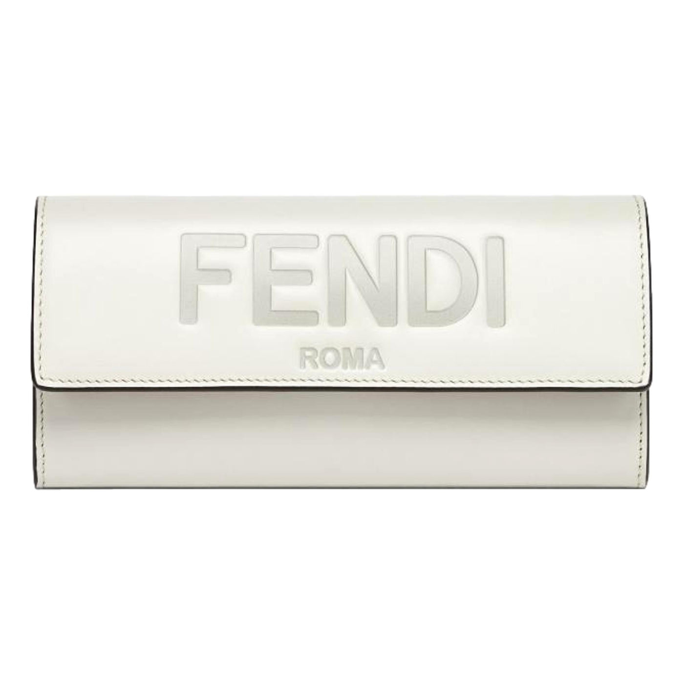 Fendi Roma Ghiaia Smooth Calf Leather Continental Wallet - LUXURYMRKT