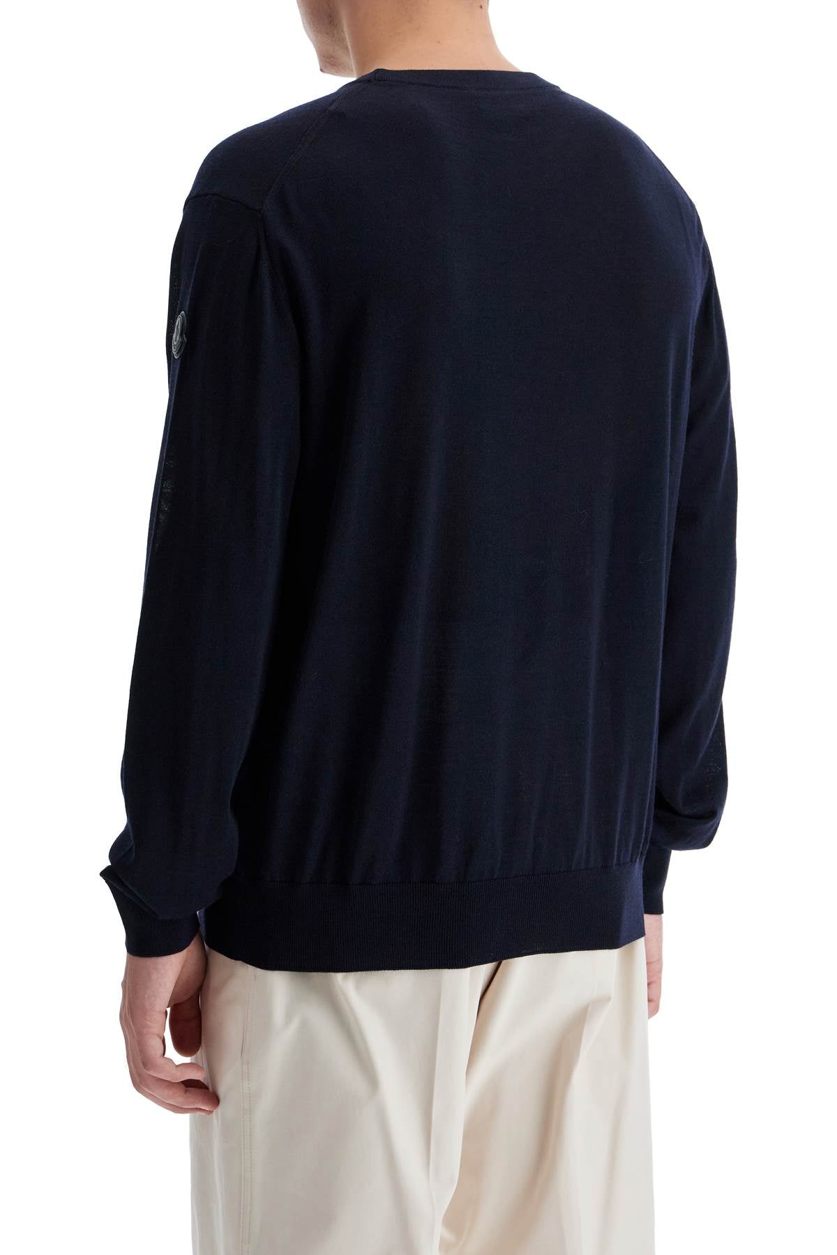 Moncler Lightweight Wool Pullover Sweater