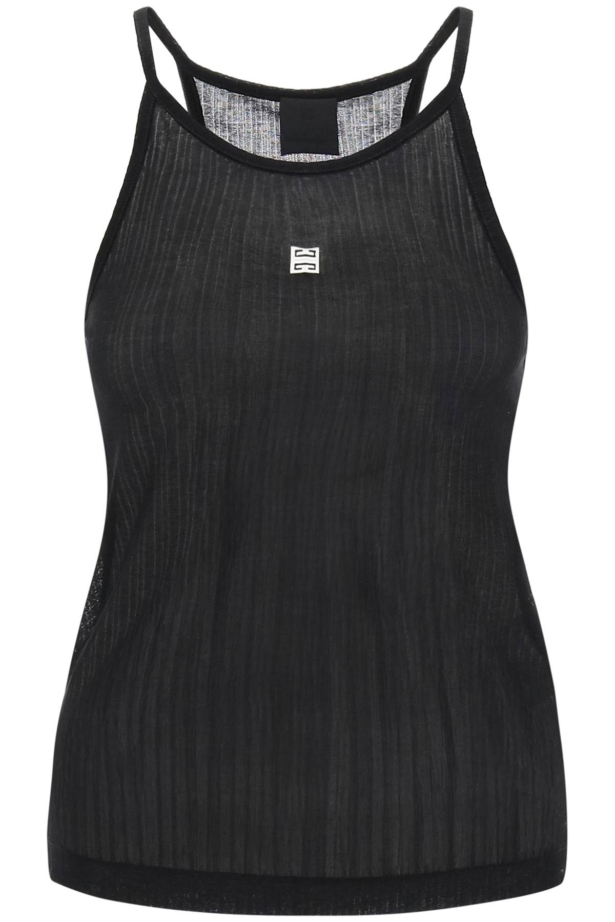 Givenchy Halterneck Tank Top With 4G Plaque