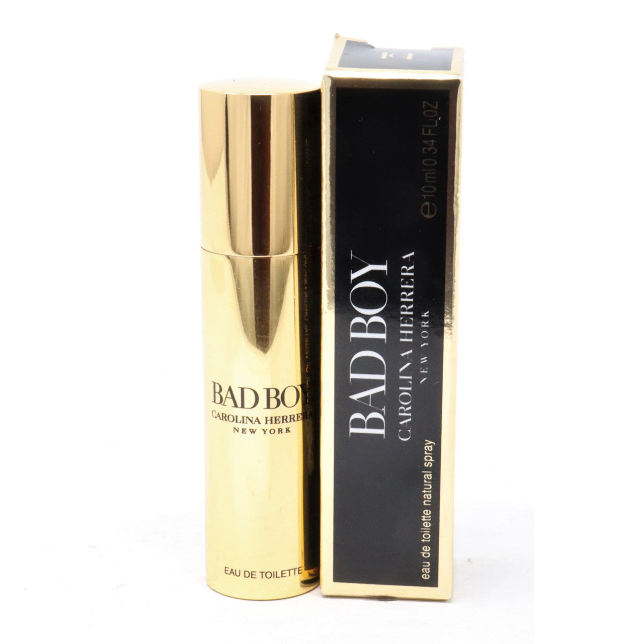 CAROLINA HERRERA BAD BOY 0.34 EAU DE TOILETTE SPRAY.- 100% Authentic