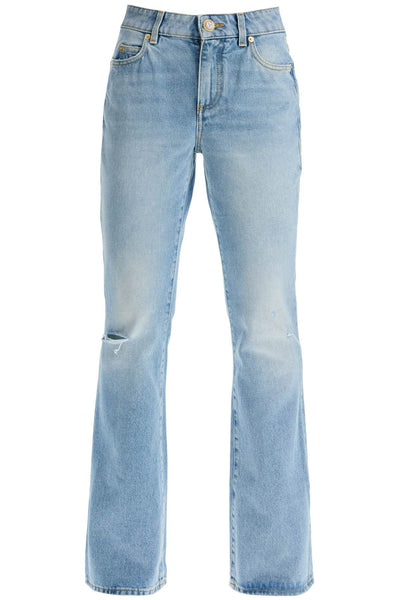 Balmain Flare Mid-Rise Jeans With