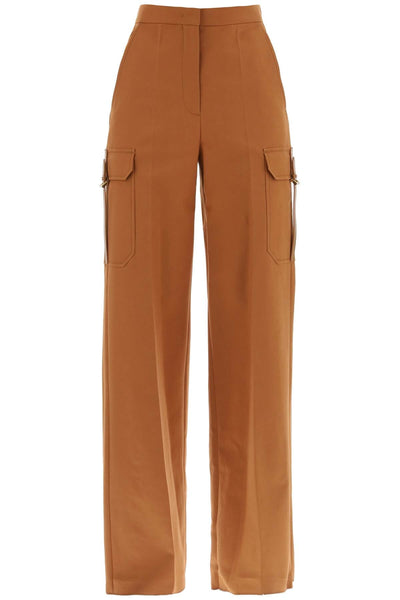 Max Mara Stretch Satin Cargo Pants For Men/w