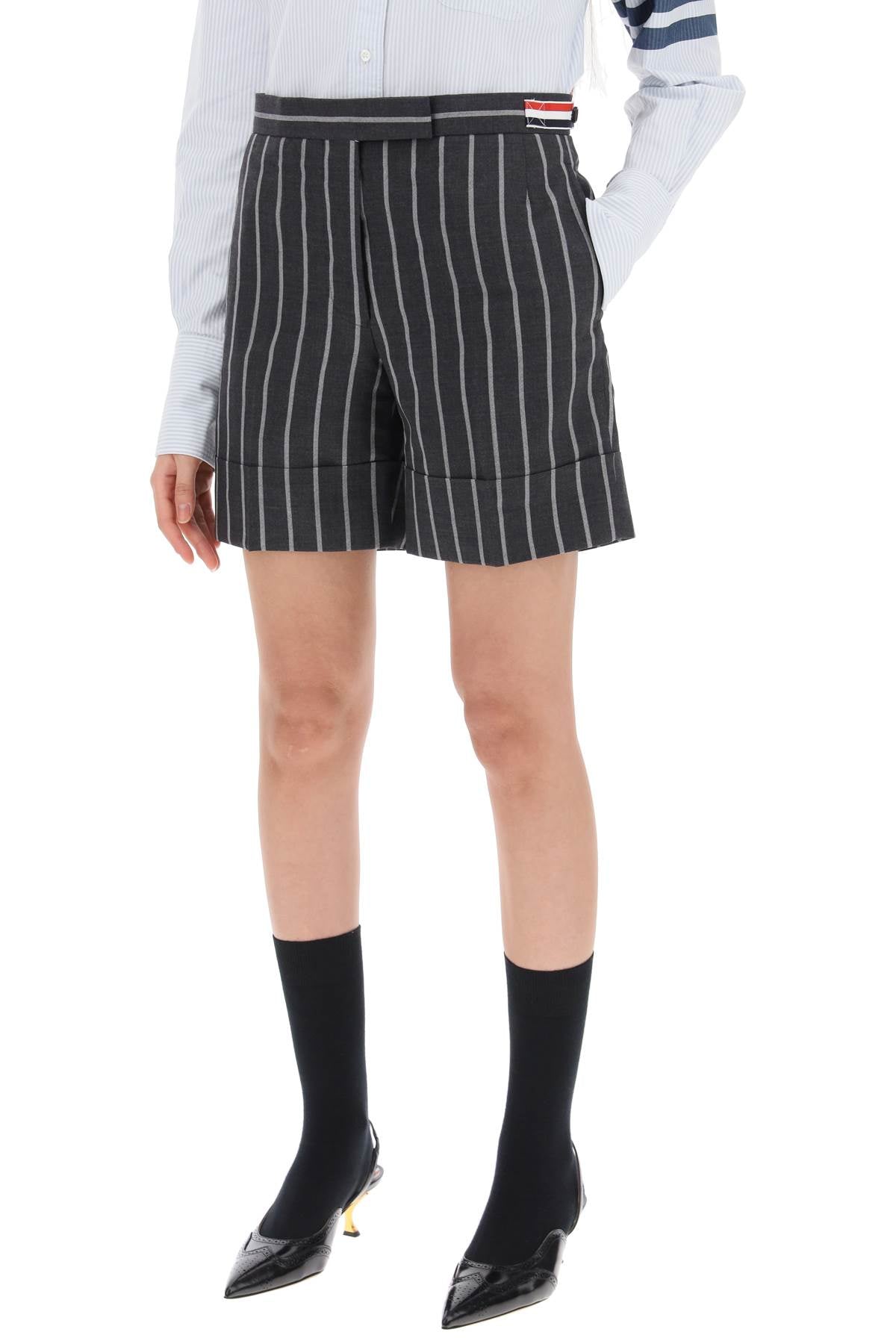 Thom Browne Striped Tailoring Shorts