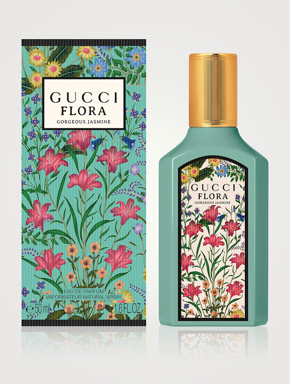GUCCI FLORA GORGEOUS JASMINE 1.6 EAU DE PARFUM SPRAY- 100% Authentic